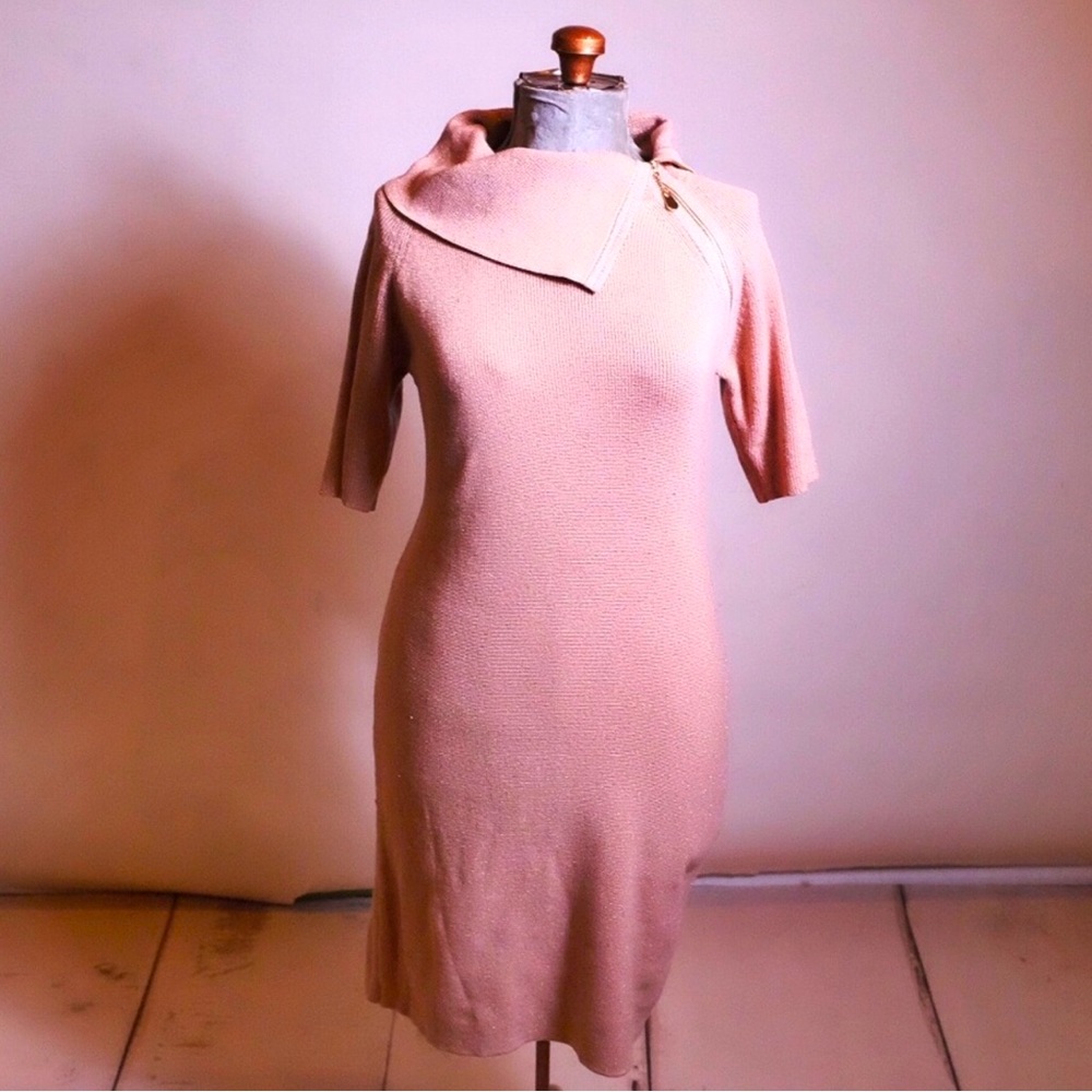 Calvin Klein |Rose Gold Pink| Sweater Dress|